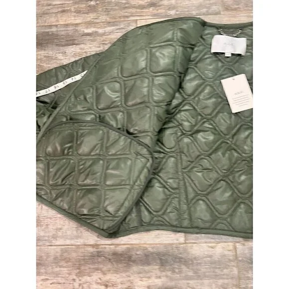 New With Tags $495 A.L.C. Emory Jacket Army Green Medium - Picture 10 of 13